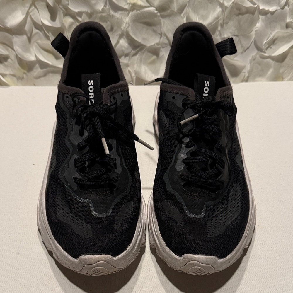 Sorel Black and White Women's Sneakers